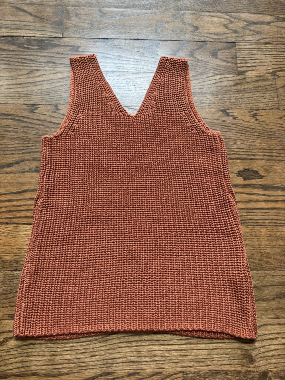 LOFT Sleeveless Sweater Tank Bundle Black & Rust Size S - Picture 6 of 8